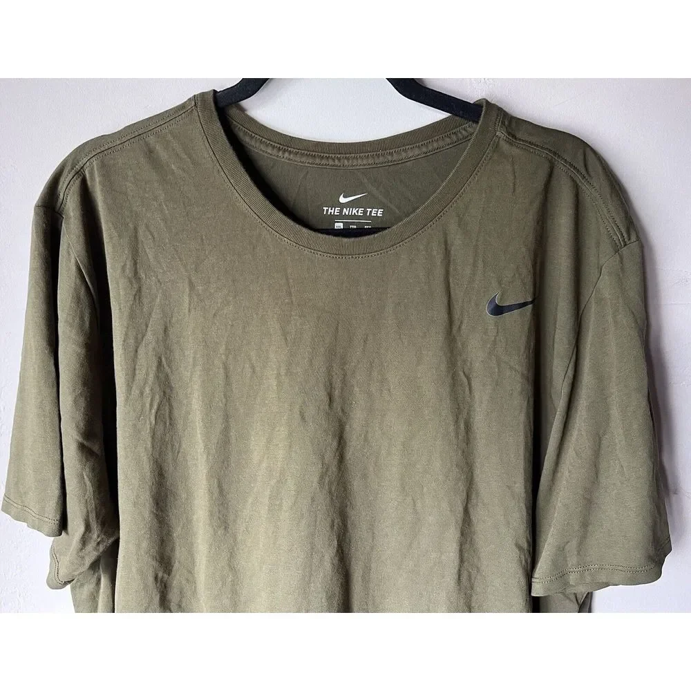 Nike Air Sportswear MAX 90 Size T-Shirt  Oil Green Loose Fit‎ XXL
